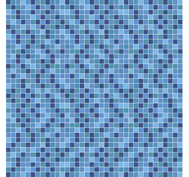 Tapet kontor geometrisk mosaiktextil - Tenstickers