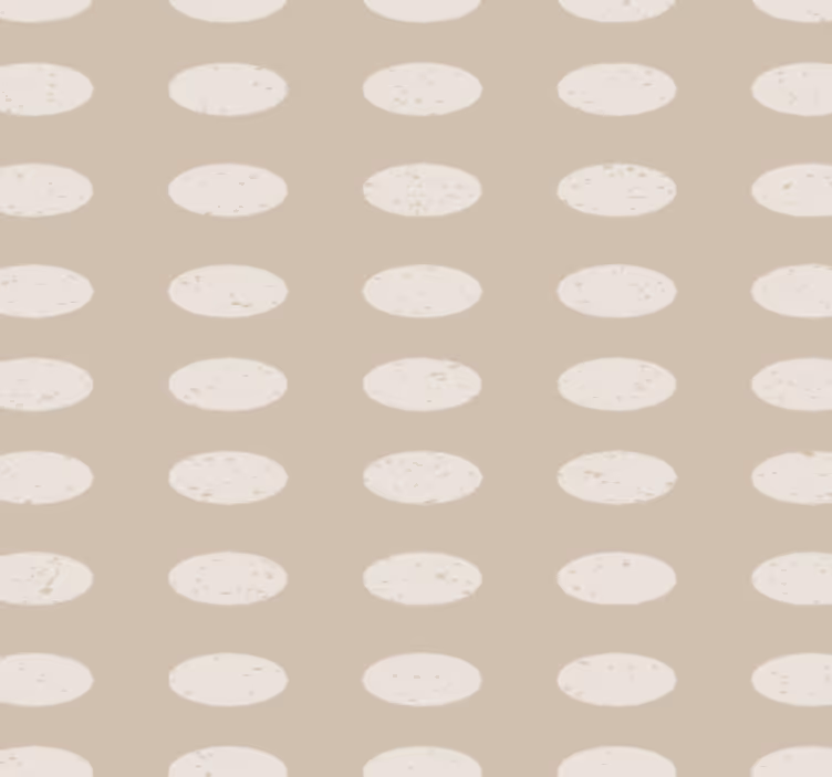 Tapet korridor geometriskt vitt cirkelmönster - Tenstickers