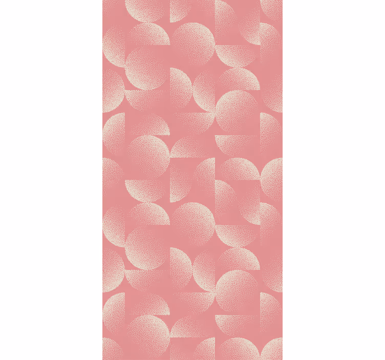 Pastell halvcirklar tapet matsal - Tenstickers