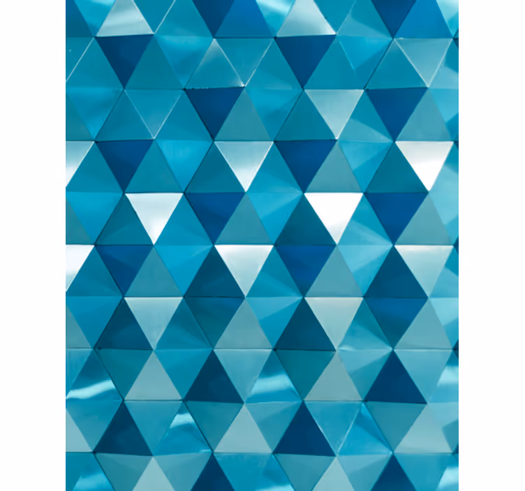 Tapet geometriska former triangulär kakel - Tenstickers