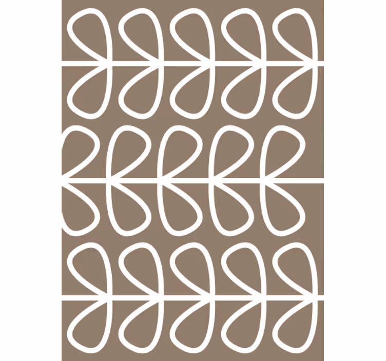 Tapet geometriska former geometrisk loopmönster - Tenstickers