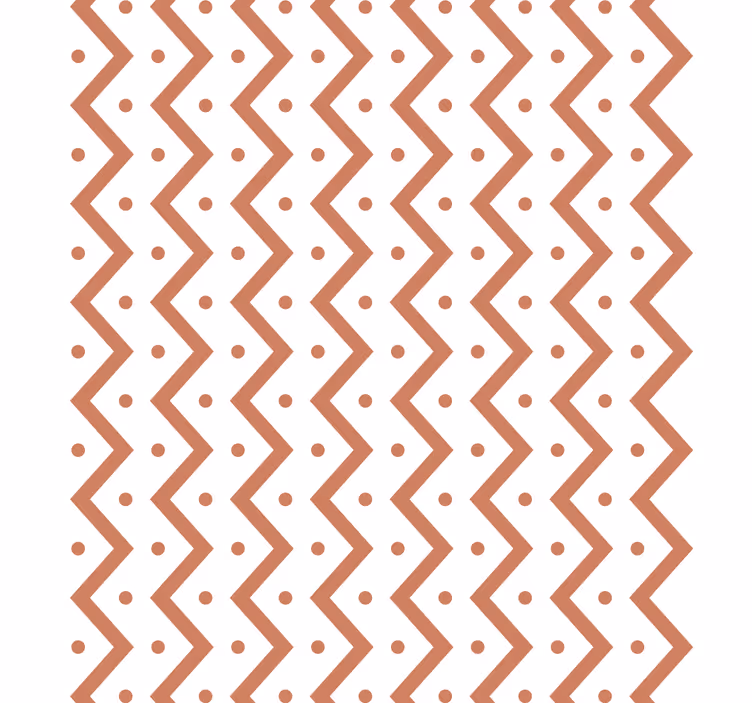 Zigzag och prickar tapet geometriska former - Tenstickers