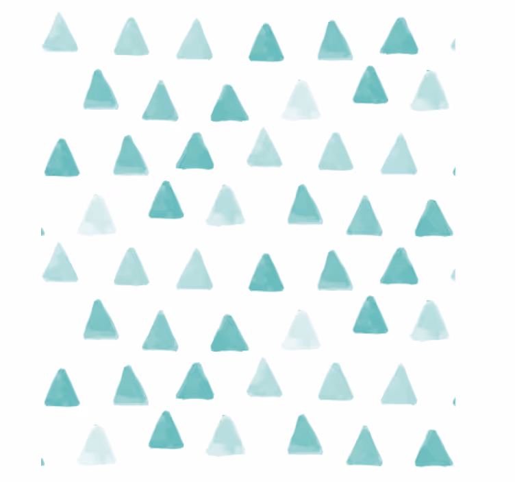 Tapet geometriska former triangulära motiv - Tenstickers