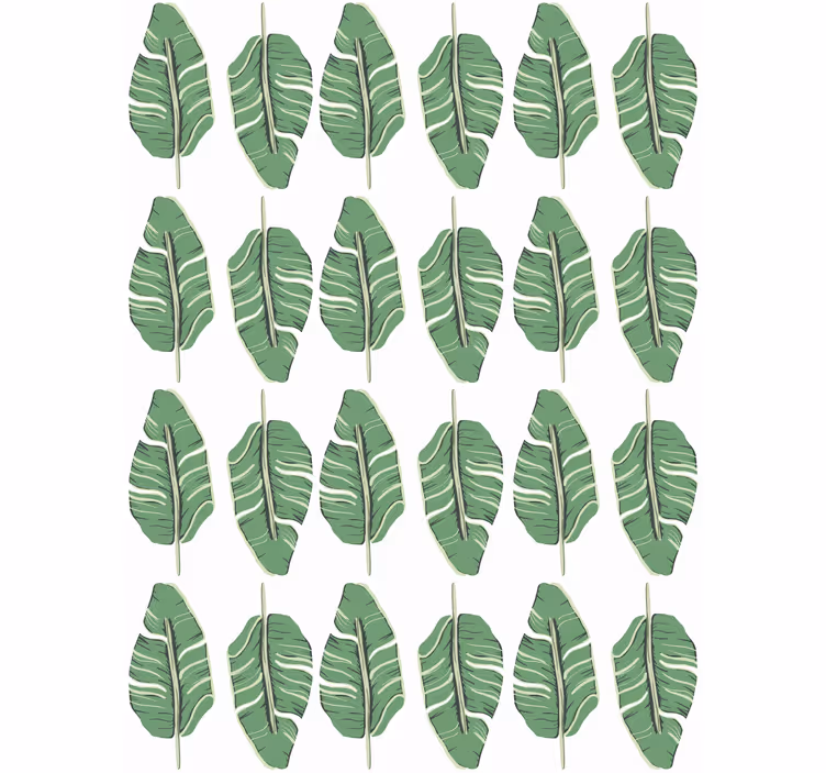 Tapet natur lyxigt bladmotiv - Tenstickers