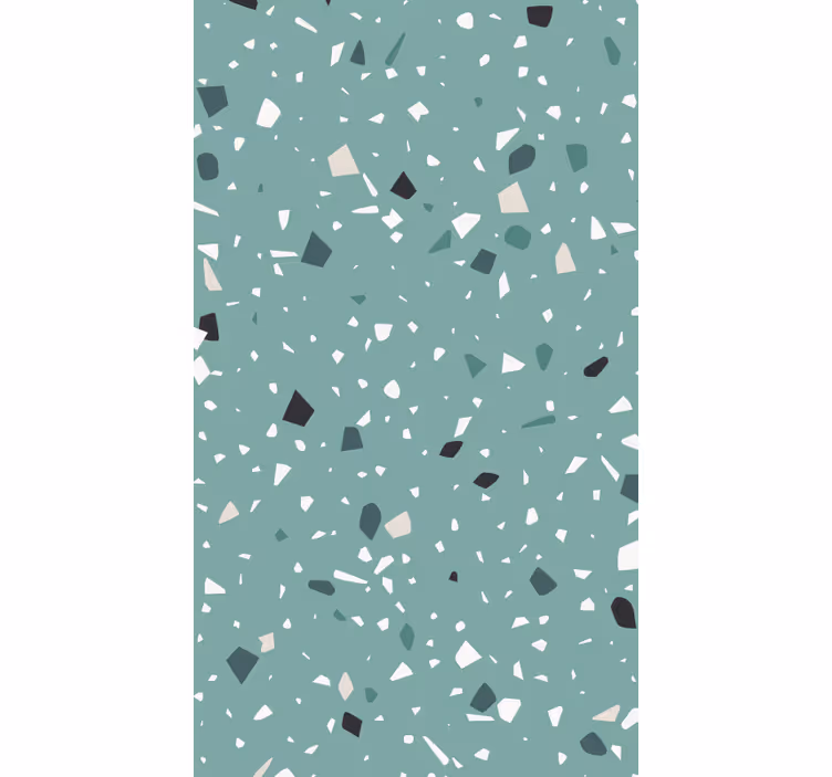 Tapet andra texturer aquamarinte terrazzo - Tenstickers