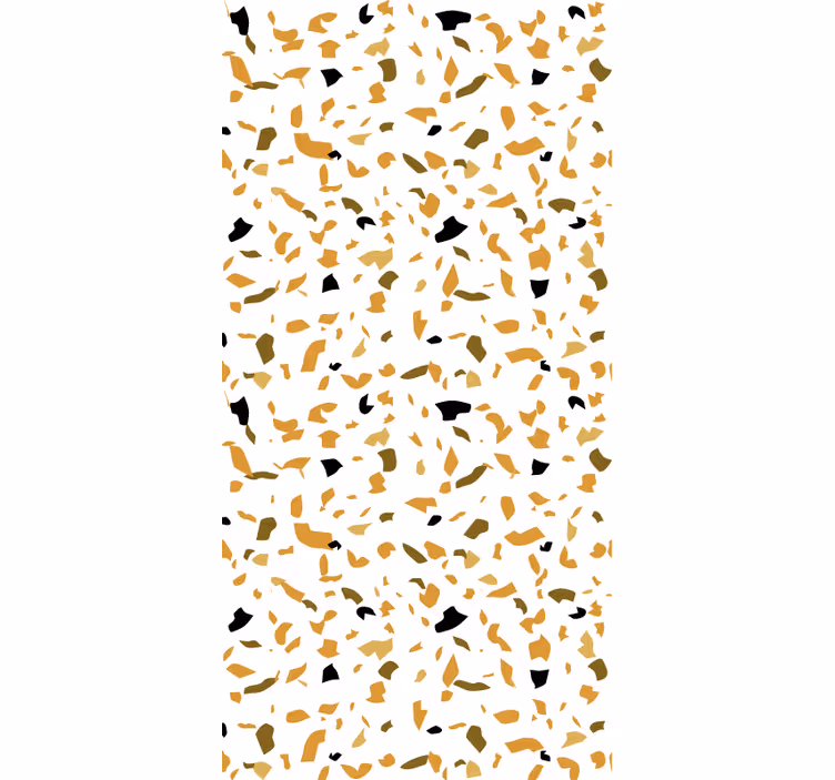 Tapet andra texturer varma färger terrazzo stil - Tenstickers