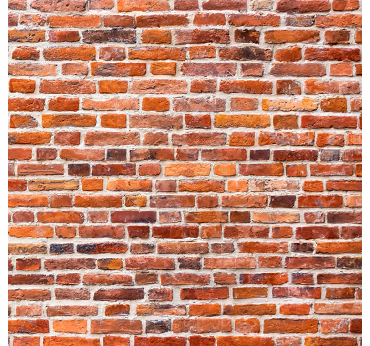 Tapet stenar rustik röd look - Tenstickers