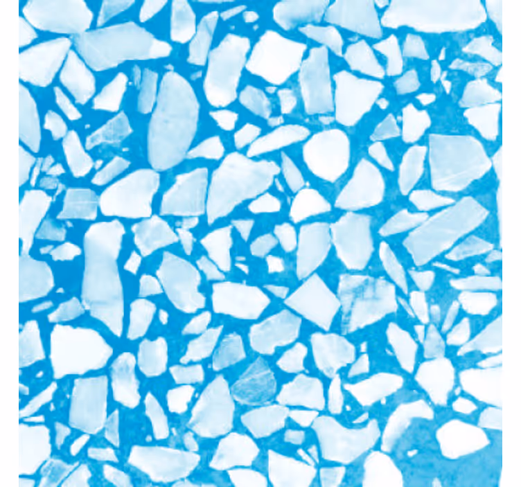 Tapet stenar chill azur mosaik - Tenstickers