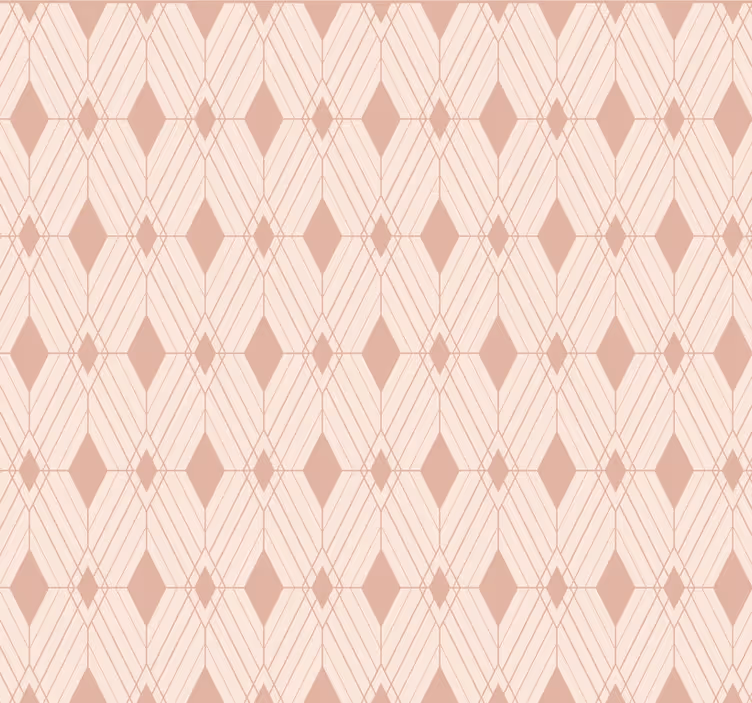 Tapet plattor art deco pastell diamanter - Tenstickers
