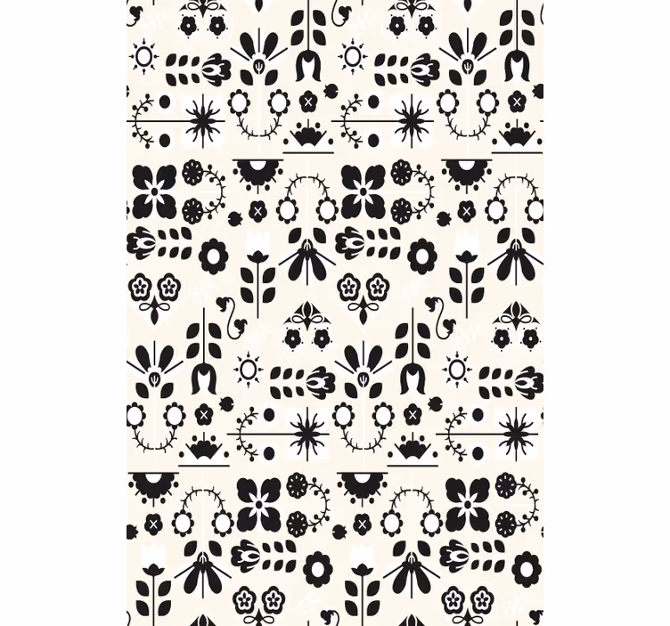 Tapet korridor charmiga blommönster - Tenstickers