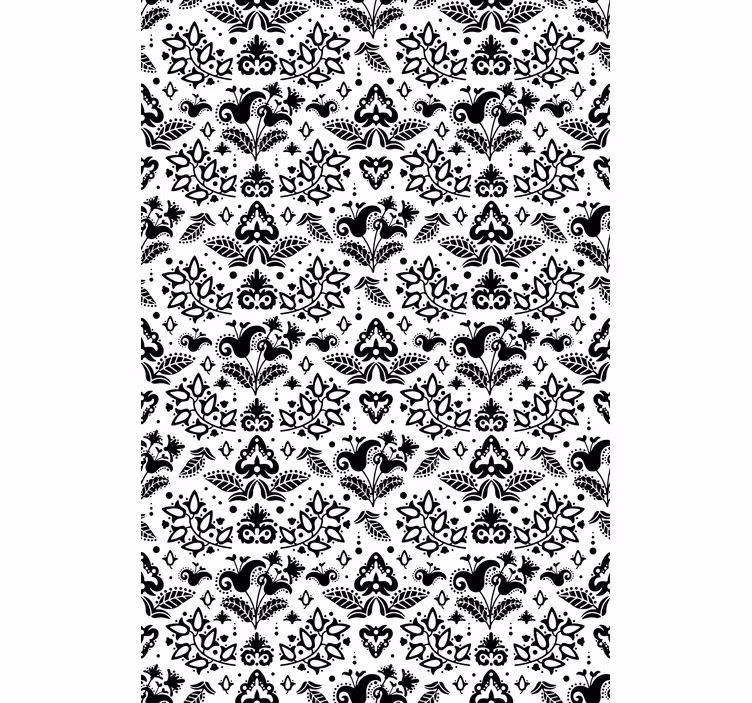 Elegant blommönster tapet korridor - Tenstickers