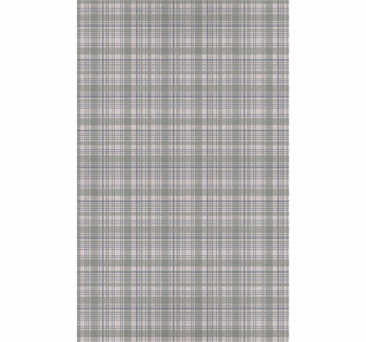 Tapet klassisk grön tartan - Tenstickers