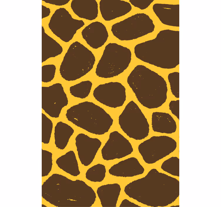 Fondtapet vardagsrum girafftryck - Tenstickers