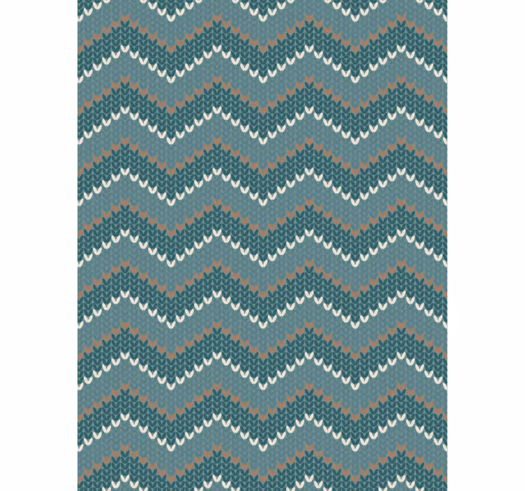 Fondtapet vardagsrum blå naturlig fiberimitation - Tenstickers