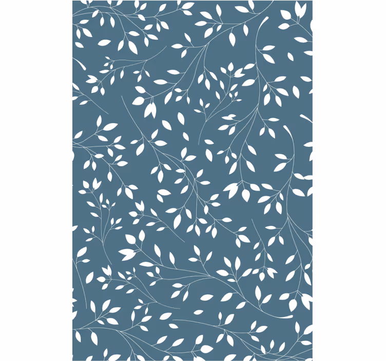 Lush leaf pattern fondtapet vardagsrum - Tenstickers