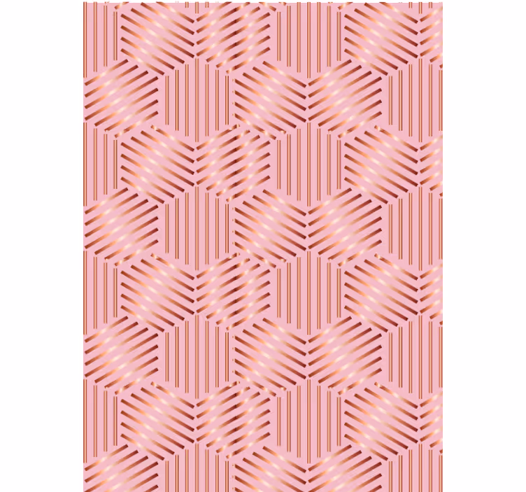 Geometrisk arrangemang fondtapet vardagsrum - Tenstickers