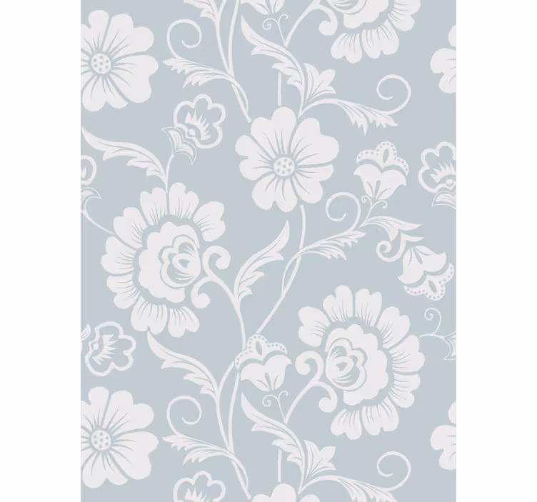 Floral mönster arrangement fondtapet vardagsrum - Tenstickers
