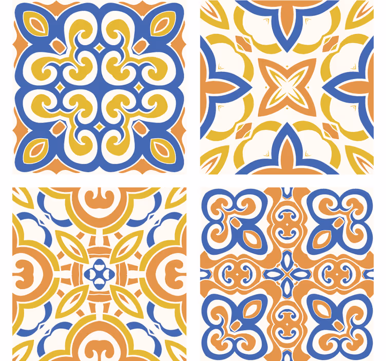 Tapet plattor piastrelle siciliane - Tenstickers