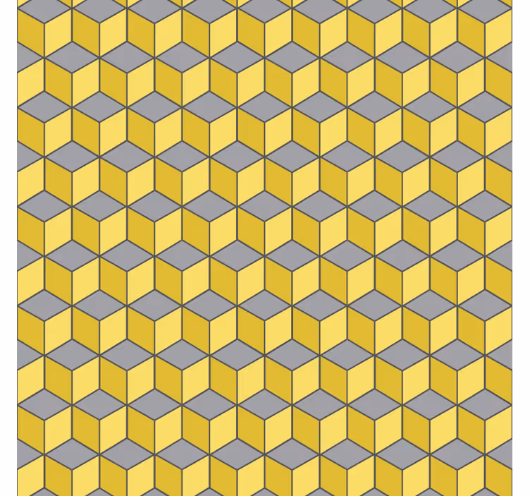Tapet geometriska former pantone rutor - Tenstickers