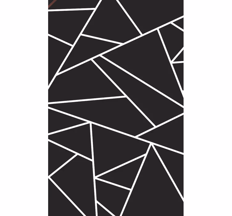 Abstrakt vinklad arrangemang tapet geometriska former - Tenstickers