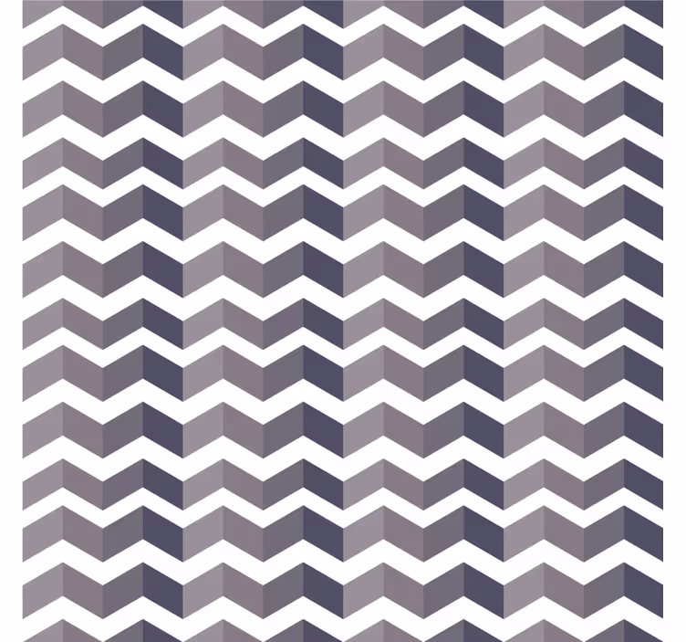 Tapet geometriska former chevronstil arrangemang - Tenstickers