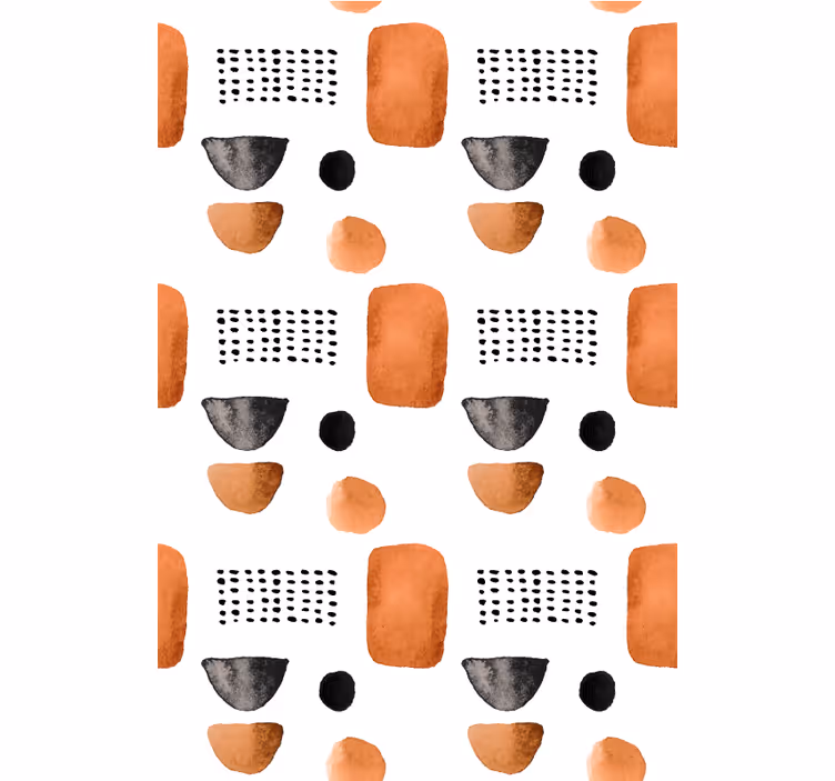 Tapet kontor minimalistiska geometriska former - Tenstickers