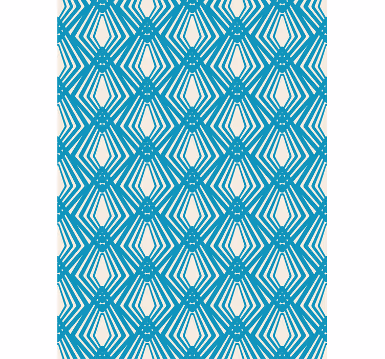 Modern tapet blå abstrakt minimalistisk design - Tenstickers