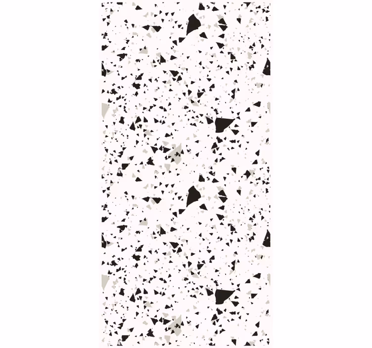 Tapet kök grå vit och svart terrazzo - Tenstickers