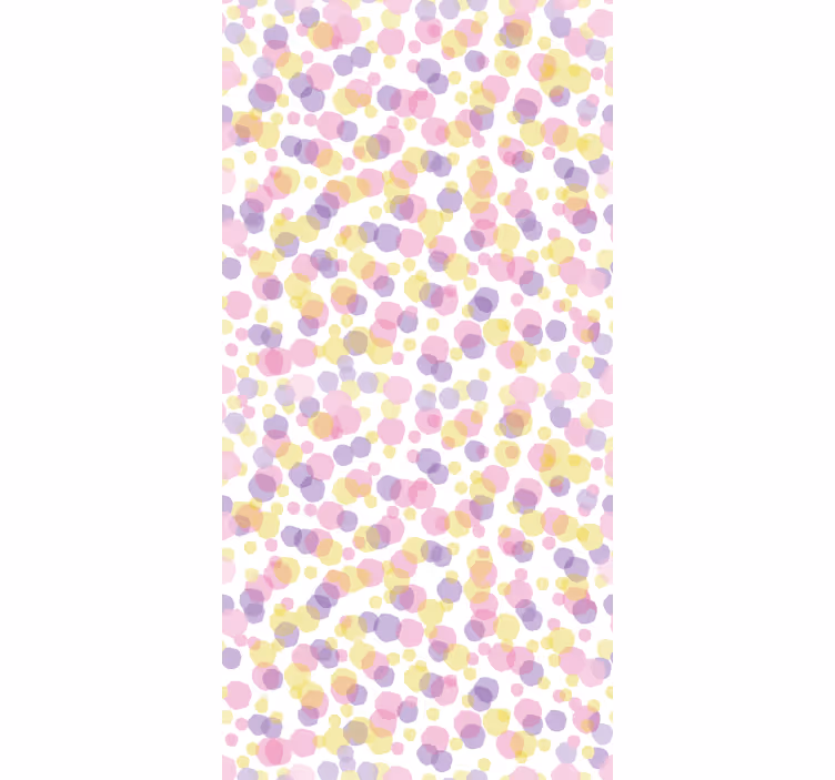 Badrumstapet rosa bubblor mönster - Tenstickers
