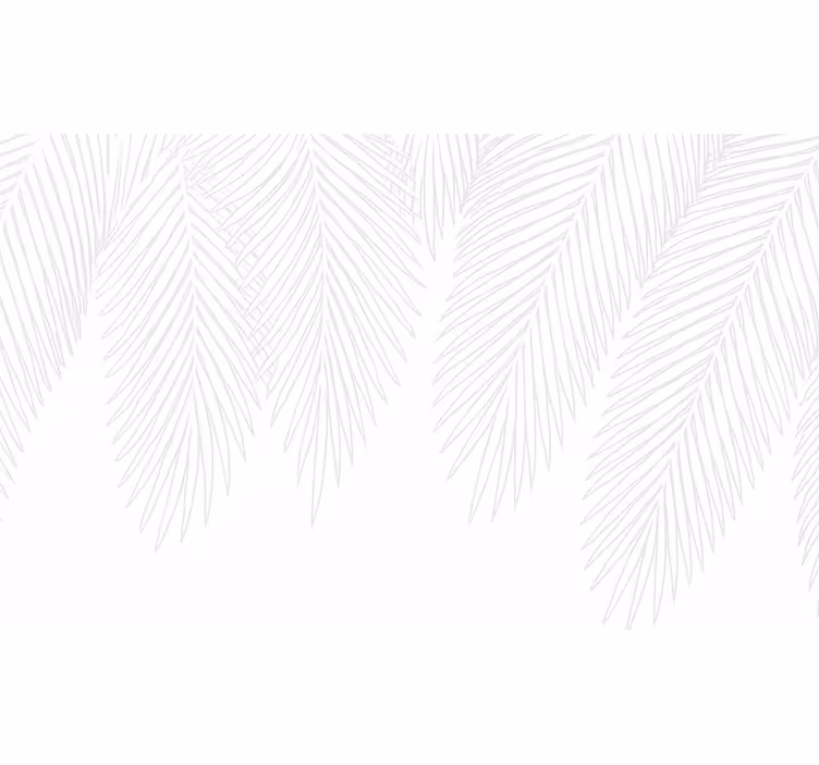 Äktenskap tapet neutral palm - Tenstickers