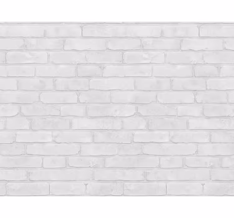 Tapet tegelstenar vitkalkad loftsten - Tenstickers