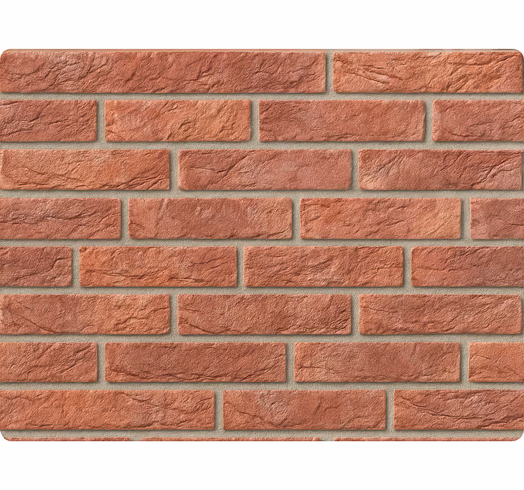 Tapet tegelstenar blush akvarellträdgård - Tenstickers