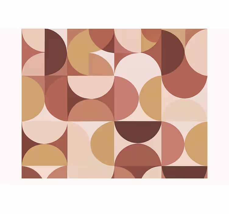 Äktenskap tapet retro rosa figurer design - Tenstickers