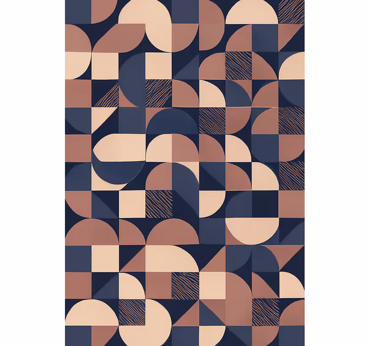 Äktenskap tapet abstrakt lila geometrisk design - Tenstickers