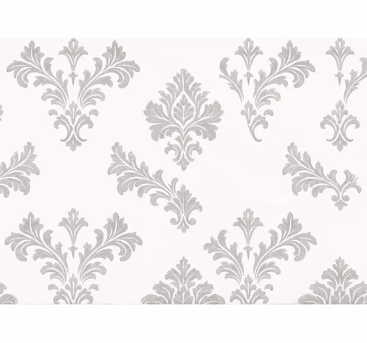 Äktenskap tapet metallic silver design - Tenstickers
