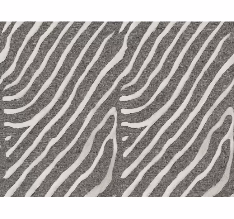 Fondtapet vardagsrum zebra djurmönster - Tenstickers