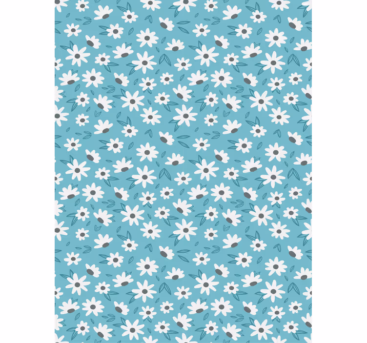 Tapet blommig mormors stil blommor - Tenstickers