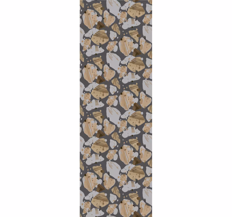 Tapet sovrum cement terrazzo mönster - Tenstickers