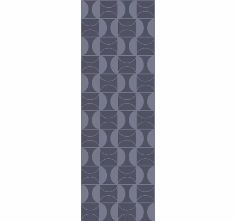 Blå design med japandi stil tapet sovrum - Tenstickers