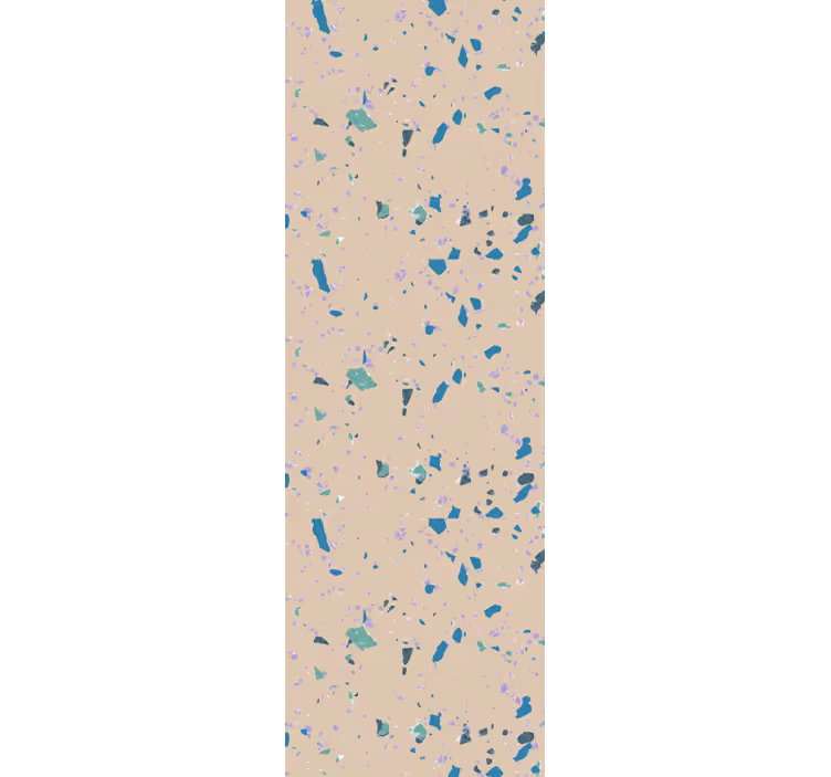 Tapet sovrum färgglad terrazzo sten - Tenstickers