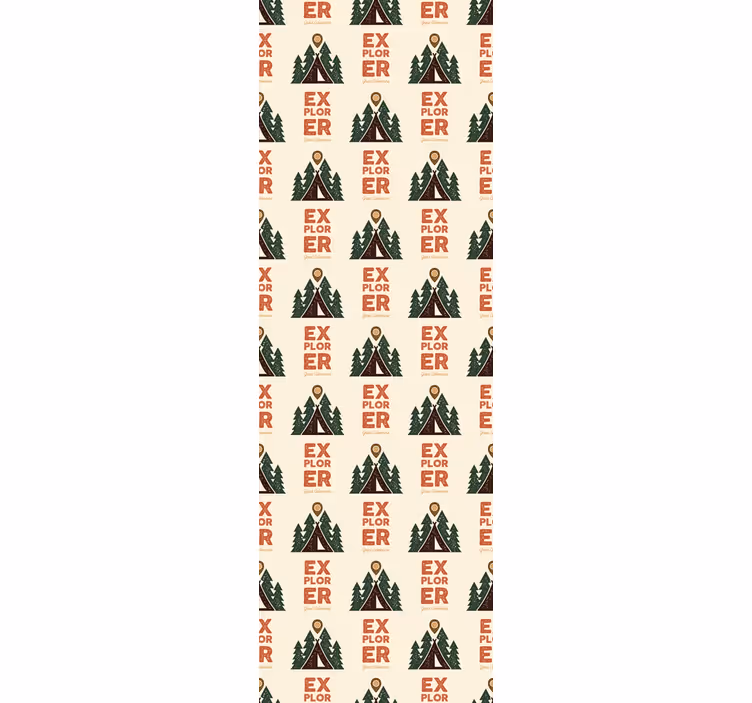 Utforska campingäventyr tapet sovrum - Tenstickers