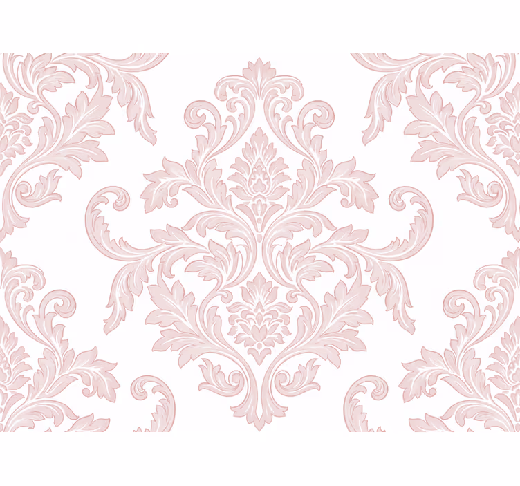Barock tapet blush damask paisley - Tenstickers