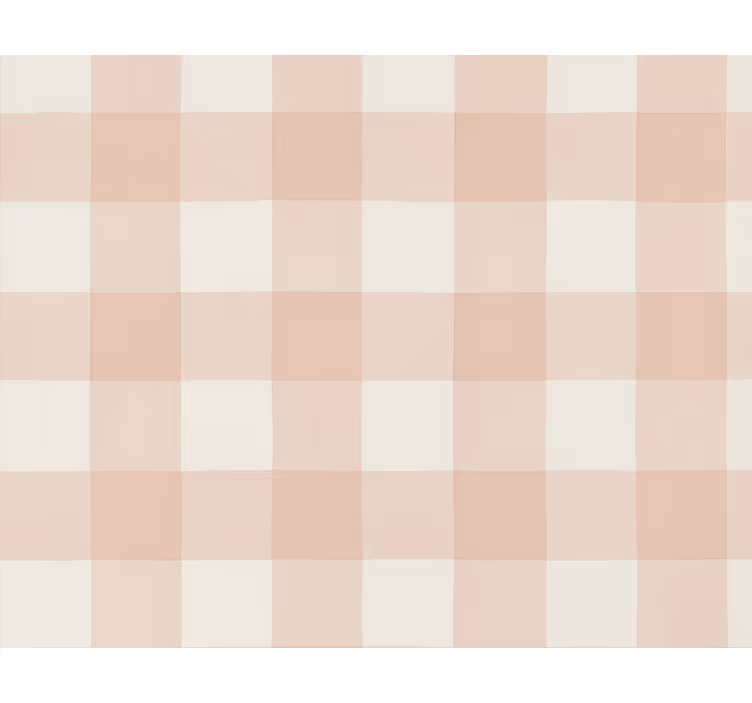 Tapet fyrkanter dov pink rutigt linne - Tenstickers