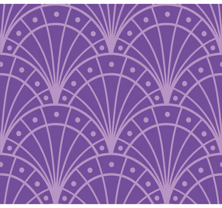 Tapet lila minimalistisk lila artdeco - Tenstickers