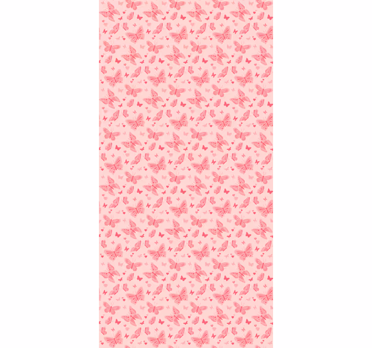 Rosa tapet i rosa nyanser - Tenstickers