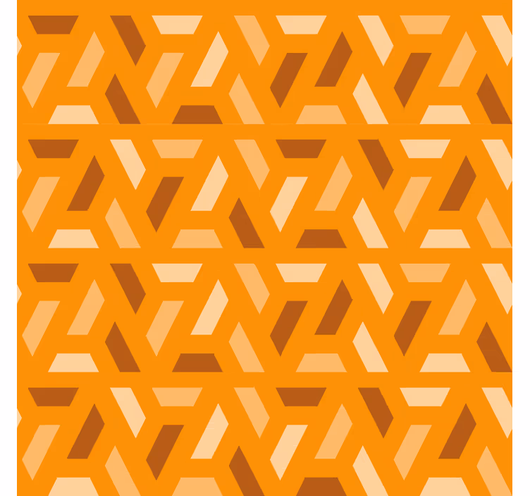 Terracotta tapet modern geometrisk - Tenstickers