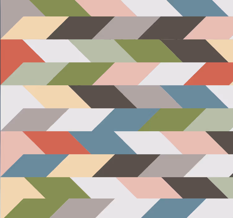 Modern geometrisk tapet - Tenstickers