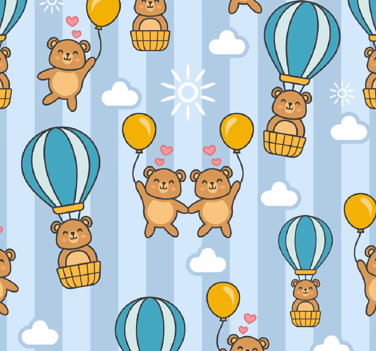 Barn barn tapeter flygande djur för barn - Tenstickers