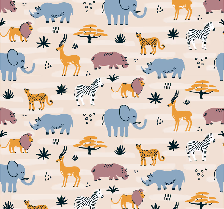 Vilda djur tapeter - Tenstickers