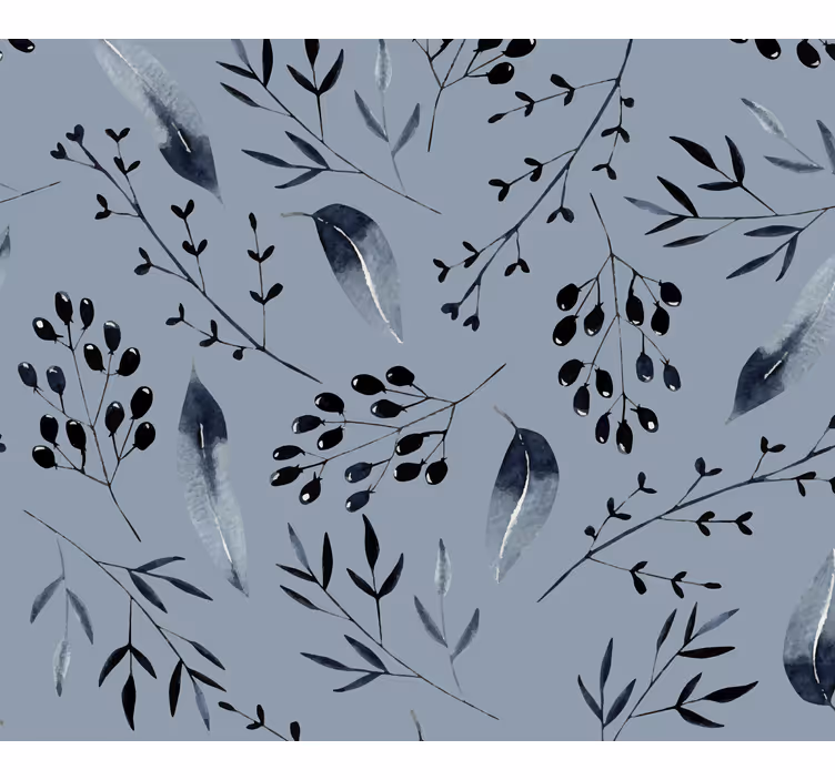 Natur tapet grå träd för vardagsrummet - Tenstickers